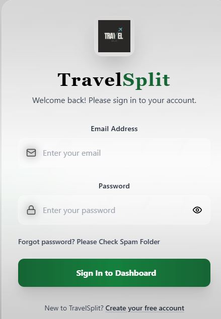 Travel Split screenshot